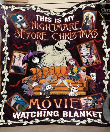 Cozy Nightmare Before Christmas Movie Blanket - Perfect Gift For Fans!