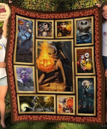 Nightmare Before Christmas  Cozy Halloween-Themed Blanket - Perfect For Fans & Festive Decor, Soft & Warm