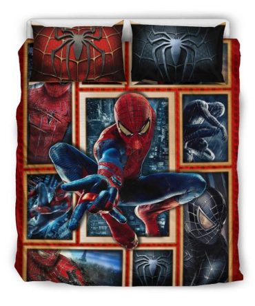 Marvel Spider-Man Reversible Bedding Set - Twin/Full, Kids Superhero Comforter & Pillowcase