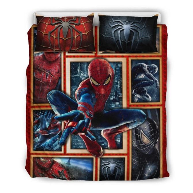Marvel Spider-Man Reversible Bedding Set - Twin/Full, Kids Superhero Comforter & Pillowcase