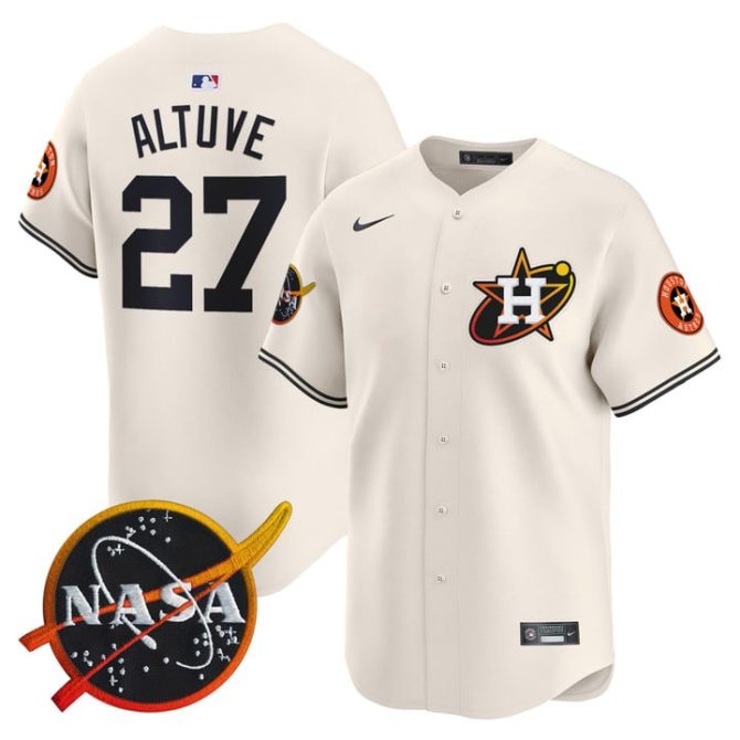 Authentic Houston Astros Altuve #27 Nasa Jersey – Limited Edition Fan Gear
