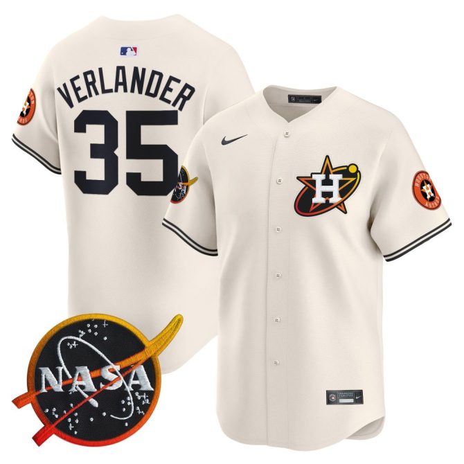 Authentic Astros Jersey - Verlander #35 Nasa Edition , Premium Mlb Gear