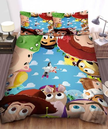 Cozy Cartoon Character Bedding Set – Vibrant Kids' Bedroom Decor, Soft & Durable, Twin/Queen Sizes