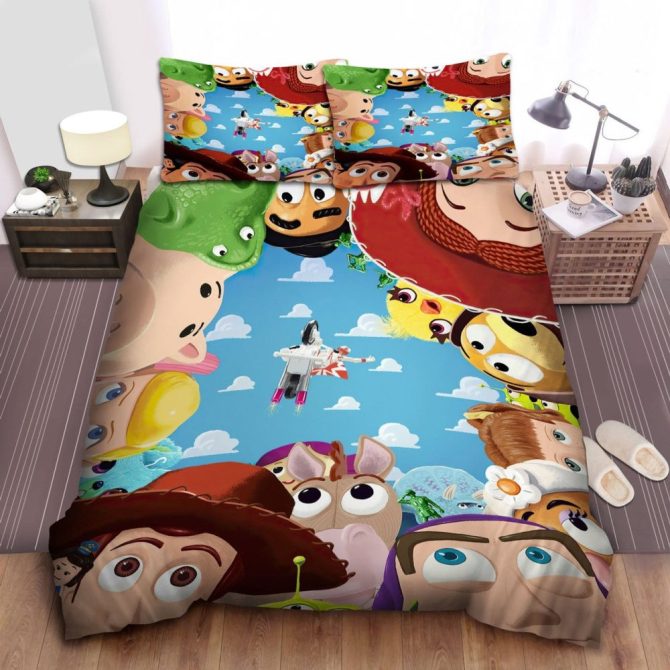 Cozy Cartoon Character Bedding Set – Vibrant Kids' Bedroom Decor, Soft & Durable, Twin/Queen Sizes