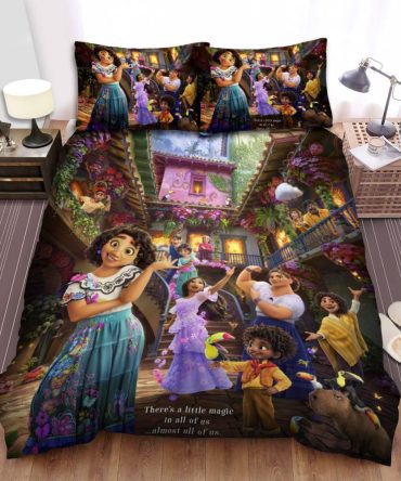 Magical Family-Themed Bedding Set – Cozy Comfort & Vibrant Design For Kids' Rooms