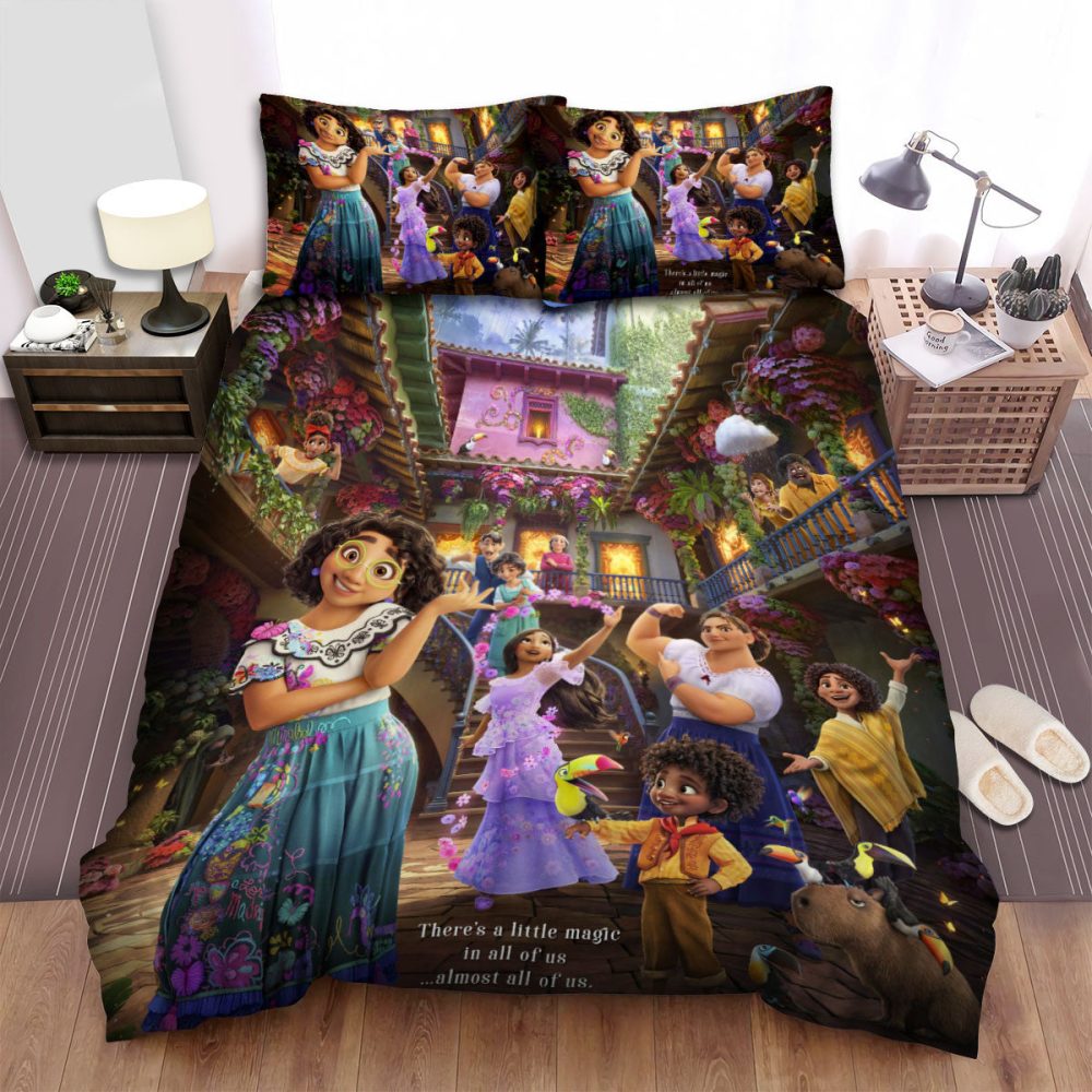 Magical Family-Themed Bedding Set – Cozy Comfort & Vibrant Design For Kids' Rooms