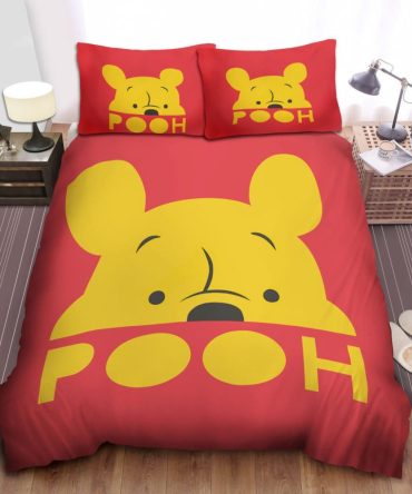 Adorable Bear-Themed Red Bedding Set - Cozy Comfort For Kids & Fans!