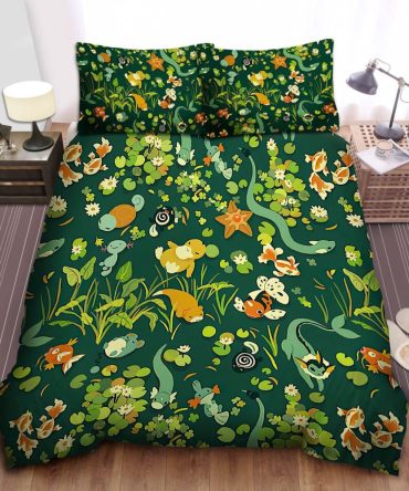 Whimsical Forest Animal Print Bedding Set - Soft, Cozy & Durable For Kids' Rooms