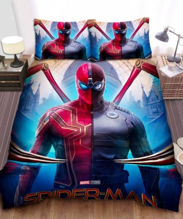 Spider-Man Bedding Set - Marvel Superhero Comforter & Pillowcases For Kids Room
