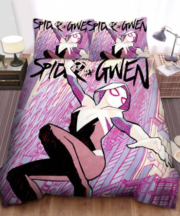 Spider-Themed Bedding Set - Vibrant Twin/Full Size Comforter & Pillowcases - Perfect Gift For Fans