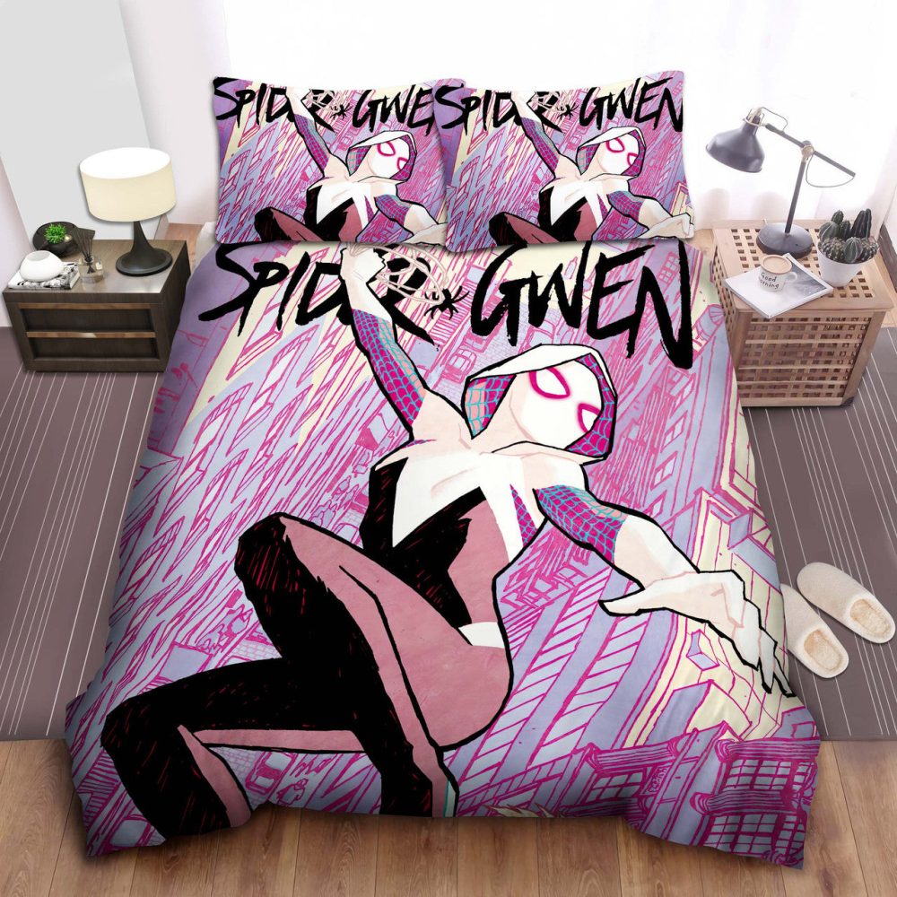 Spider-Themed Bedding Set - Vibrant Twin/Full Size Comforter & Pillowcases - Perfect Gift For Fans