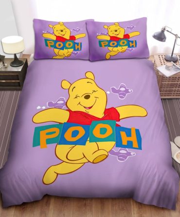 Cozy Winnie The Pooh Kids Bedding Set - Soft, Vibrant, & Fun For Dreamy Nights!