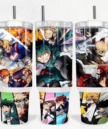 Anime Hero Tumbler Cup Set - Insulated, Leak-Proof, Bpa-Free, 20Oz – Perfect For Fans!