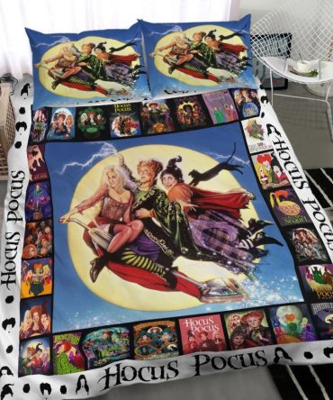 Enchanting Hocus Pocus Bedding Set - Cozy Halloween Decor For A Magical Night'S Sleep