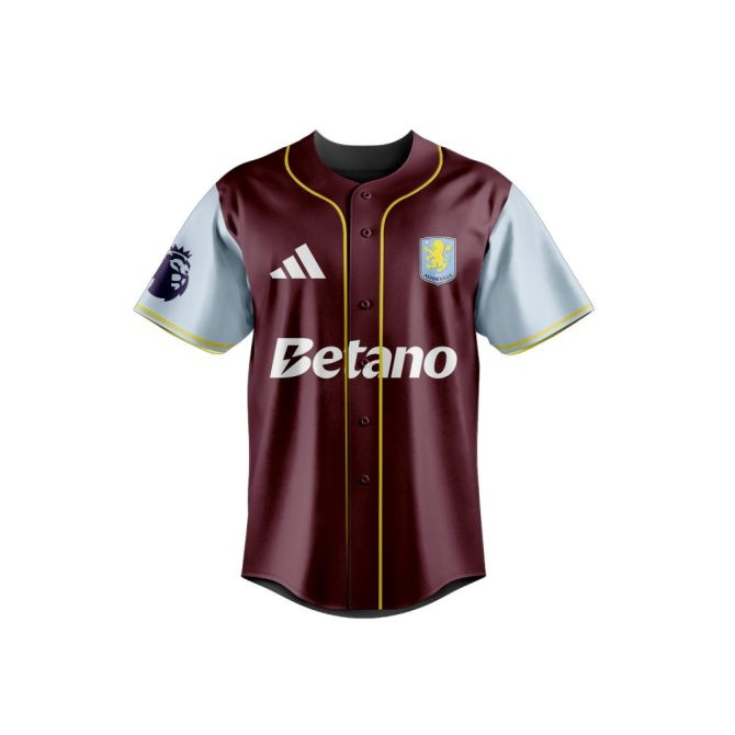 Aston Villa Custom Jersey - Premier League Edition, Personalize Your Name & Number, Official Team Gear - Image 2