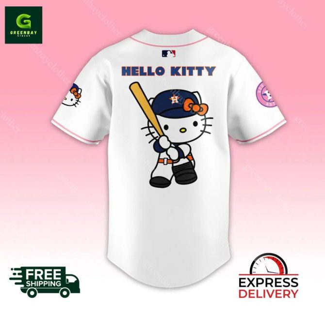 Hello Kitty Astros Baseball Jersey - Free Shipping & Express Delivery Today! - Image 4