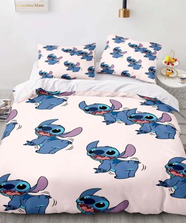 Cozy Cartoon Character Bedding Set - Soft, Fun, And Stylish For Kids & Teens - Queen Size
