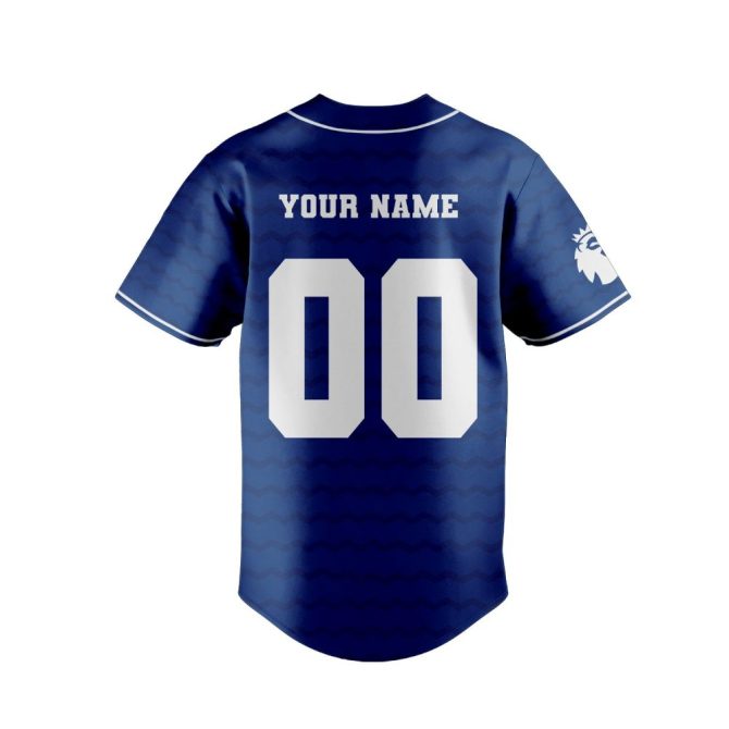 Customizable Everton Fc Baseball Jersey - Personalize Name & Number - Premium Quality - Image 3