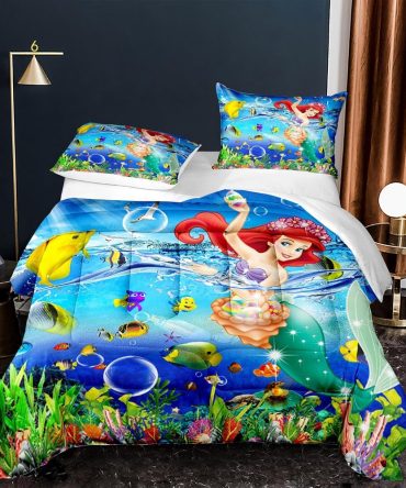Underwater Fantasy Kids Bedding Set - Vibrant Ocean Theme Comforter & Pillowcases