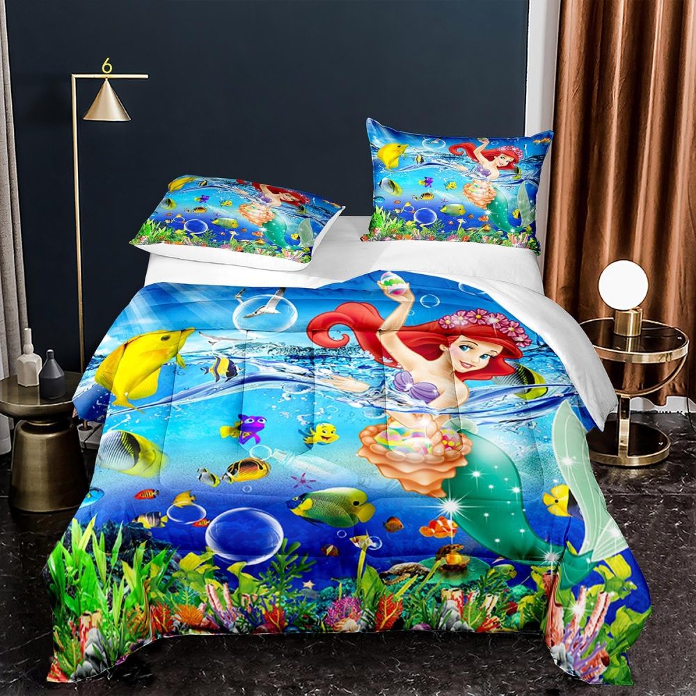 Underwater Fantasy Kids Bedding Set - Vibrant Ocean Theme Comforter & Pillowcases