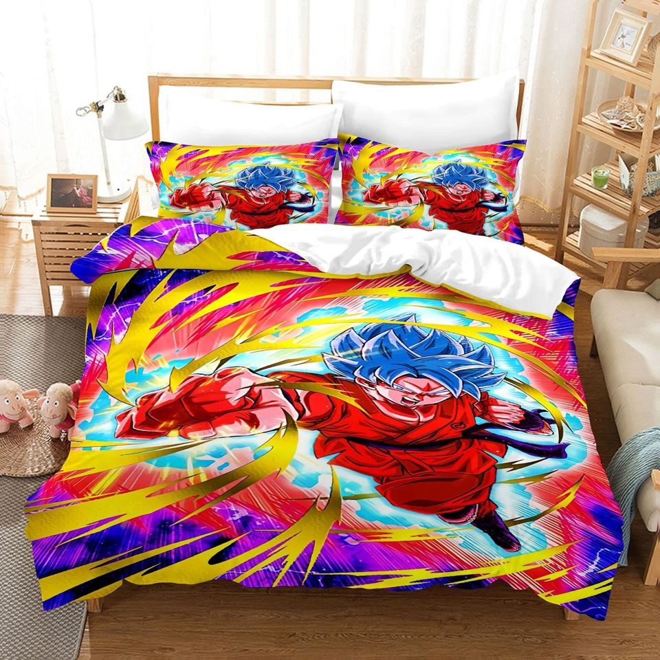 Vibrant Anime Hero Bedding Set - Soft, Colorful & Durable Duvet Cover With Pillowcases