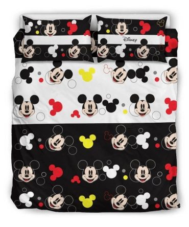 Disney Mickey Mouse Bedding Set For Kids - Fun & Cozy Comforter With Pillowcases