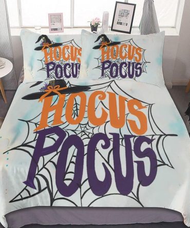 Enchanting Hocus Pocus Bedding Set - Witchy Halloween Comforter & Pillowcases
