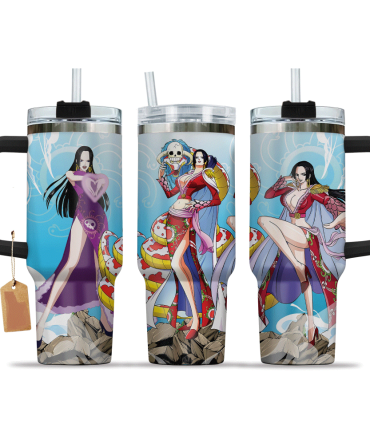 Anime Character Insulated Travel Mug With Handle & Straw - 20Oz Stainless Steel Tumbler, Leak-Proof For Hot & Cold Drinks