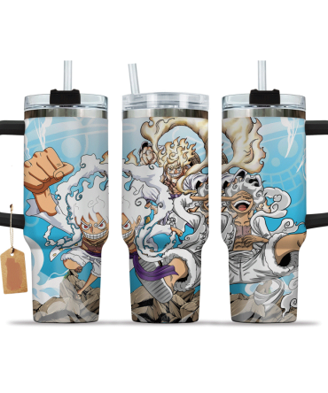 Anime Hero Tumbler With Handle & Straw - Insulated 40Oz Travel Mug For Fans