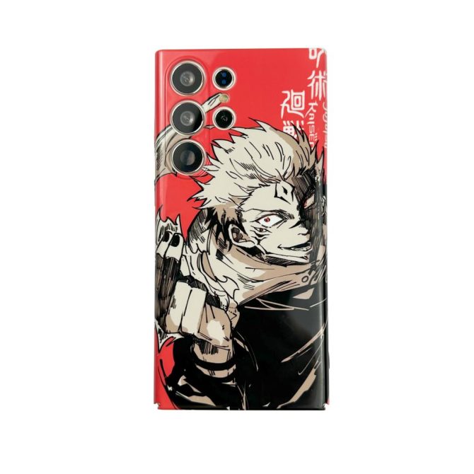 Stylish Anime Phone Case With Bold Red Design – Perfect For Fans & Protecting Your Device - Image 2