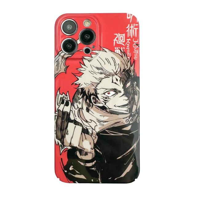 Stylish Anime Phone Case With Bold Red Design – Perfect For Fans & Protecting Your Device