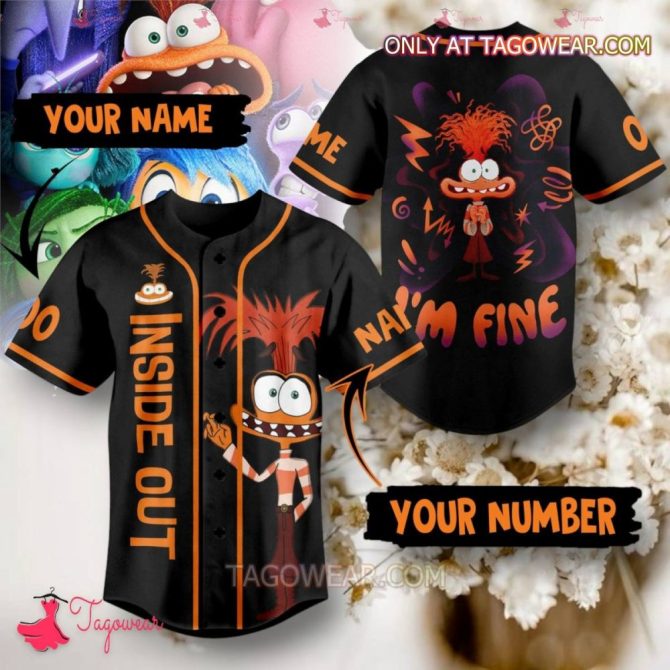 Customizable Cartoon Character Baseball Jersey - Fun & Unique Gift Idea , Tagowear