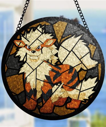 Enchanting Stained Glass Art Panel - Unique Animal Design For Home Decor