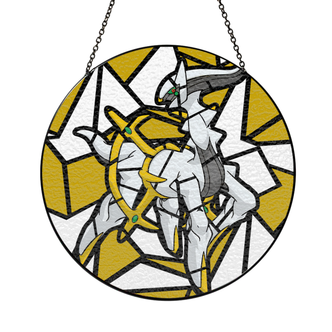 Stunning Stained Glass Style Hanging Decor With Mythical Creature Design – Perfect For Any Room! - Image 3