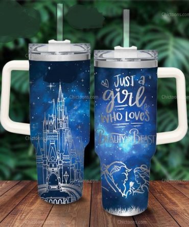 Beauty & Beast Magic Castle Tumbler - Perfect Gift For Disney Lovers