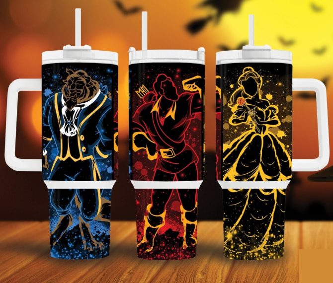 Enchanting 3-Piece Fairytale Character Tumbler Set With Lids & Straws – Perfect For Fans & Gifts
