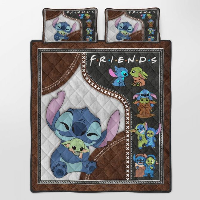Cozy Cartoon Friends Quilt Set - Fun & Vibrant Design For Kids' Bedroom Décor - Image 3