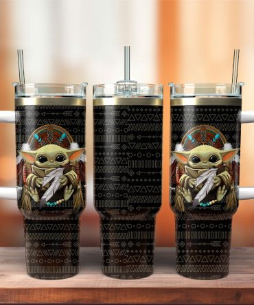 Adorable Alien Tumbler With Straw & Handle – Double-Walled, Keeps Drinks Hot/Cold, 20Oz