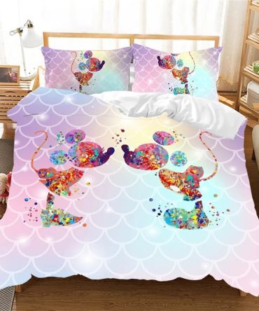 Colorful Cartoon Bedding Set - Soft And Cozy Duvet Cover With Pillowcases For Kids