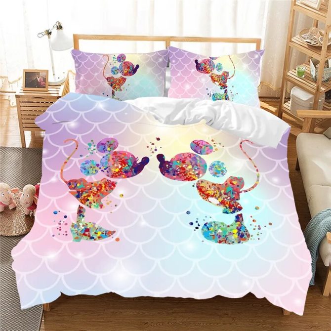 Colorful Cartoon Bedding Set - Soft And Cozy Duvet Cover With Pillowcases For Kids