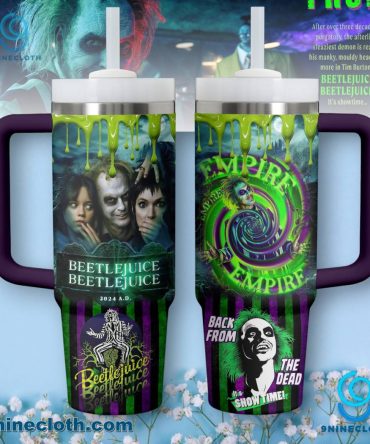 Beetlejuice Horror Tumbler With Straw - Spill-Proof, 20Oz Mug For Halloween Fans
