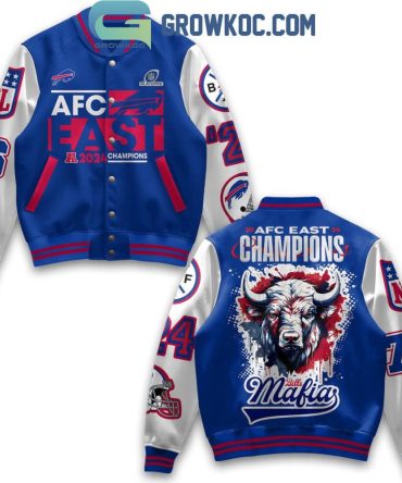 Afc East 2024 Champs Varsity Jacket - Celebrate In Style With Bills Mafia Design!