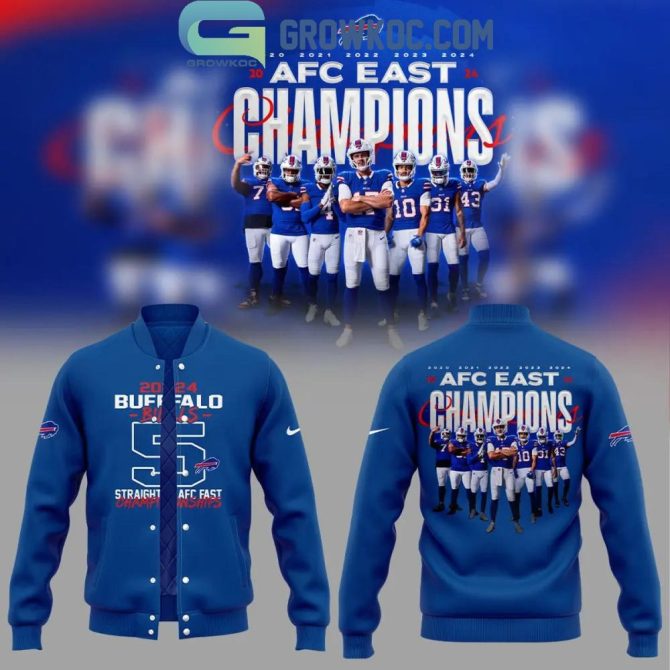 2024 Afc East Champions Buffalo Jacket - Celebrate Victory In Style!