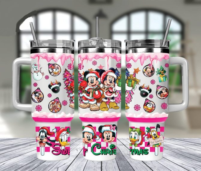 Holiday Magic Tumbler Set - Festive Characters Design - Insulated & Spill-Proof Cups