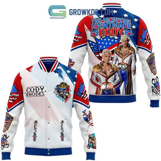 American Nightmare Cody Rhodes Bomber Jacket - Patriotic Wrestling Style