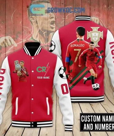 Custom Cr7 Soccer Jacket - Personalized Name & Number , Ronaldo Fan Gift
