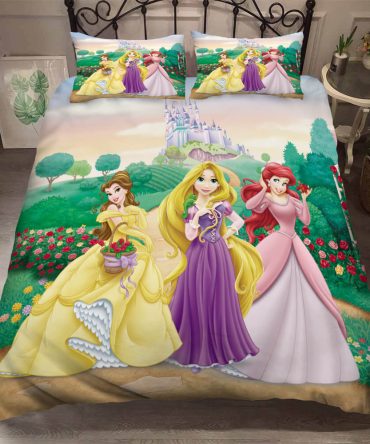 Enchanting Princess Bedding Set - Luxurious Kids' Comforter With Pillowcases