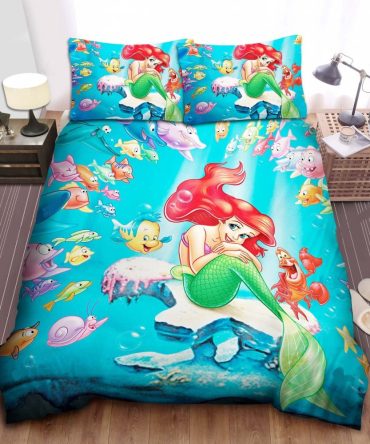 Magical Mermaid Bedding Set - Ocean Fantasy Comforter & Pillow Covers For Kids