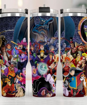 Disney Villains Tumbler Mug – 20Oz Stainless Steel Travel Cup With Handle