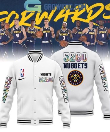 Official Denver Nuggets 5280 Varsity Jacket - Nba Fan Gear, Limited Edition